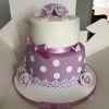 wedding cake lilac